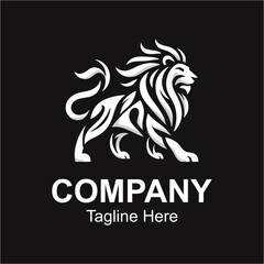 Tribal Logo Lion Logo