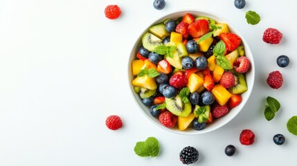 Vibrant Fruit Salad: A Colorful Burst of Freshness