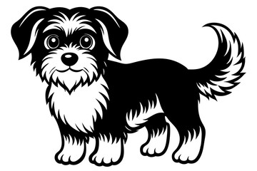 puppy dog silhouette