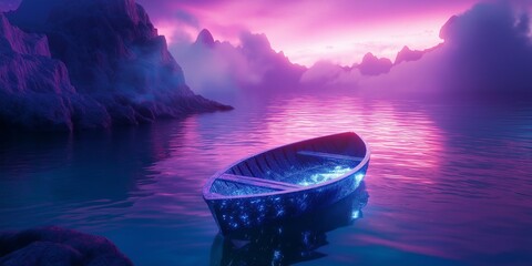 iceberg in the night