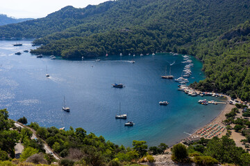 Sarsala Bay in Dalaman Town of Turkey