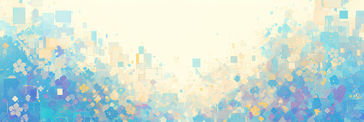 Obraz premium Soothing Abstract Water and Sky Wallpaper – Perfect for Relaxing Backgrounds