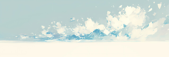 Abstract Nature Wallpaper &ndash; Water and Sky Inspired Background for a Calm Atmosphere