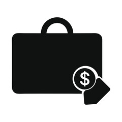 Vector icons for financial and accounting business on a white background