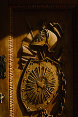 antique clock on the wall