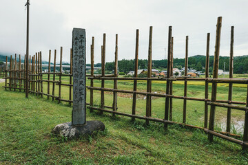 長篠設楽原の戦い決戦地の馬防柵