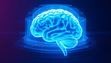 Futuristic Brain Concept 