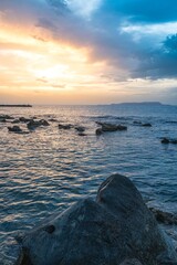 Sonnenuntergang im nördlichen Kreta / Griechenland