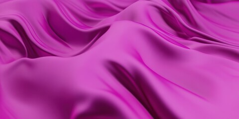 Obraz premium Flowing Pink Fabric with Soft Texture