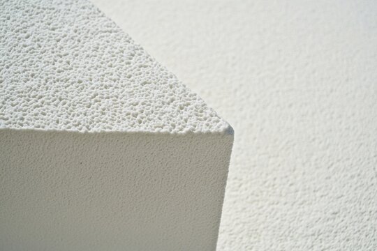 Textured White Surface with Angular Shape