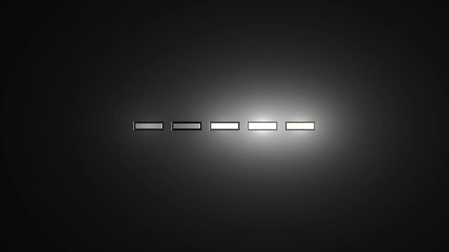 Laden-Symbol, helles LED-Lauflicht