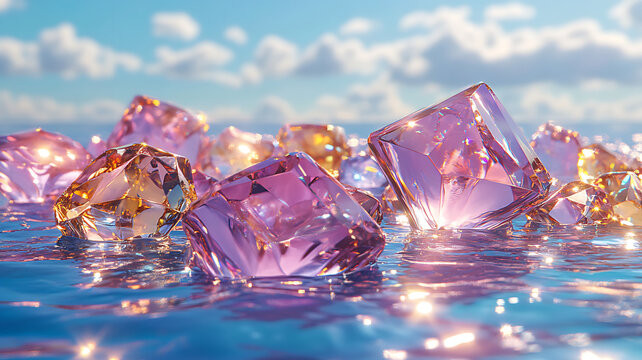 a beautifully shining jewel