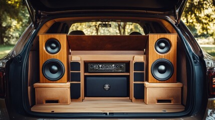 Obraz premium Custom Car Audio System