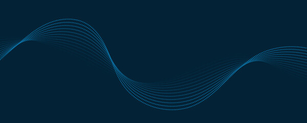 abstract blue background with waves