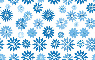  Retro style floral texture art background