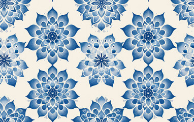 Fototapeta premium Retro style floral texture art background