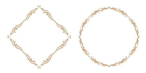 クリスマスのフレームデザイン