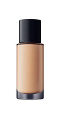 face foundation cream isolated on a white background. cutout PNG file on a transparent background. PNG format, Mockup for graphic design.