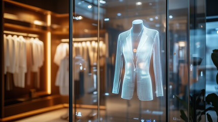 Revolutionary Holographic Fashion Shopping Experience with Virtual Clothing Try-Ons for Fashion Enthusiasts