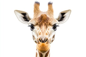 Giraffe Face Close Up