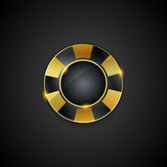 Realistic casino chips set Realistic casino poker game chips gambling coins