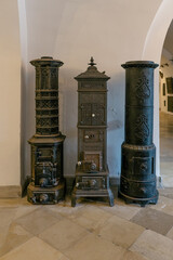 old hand made metal chimney