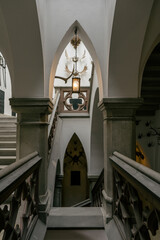 old lamp in the hall