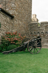 old cannon in the castle