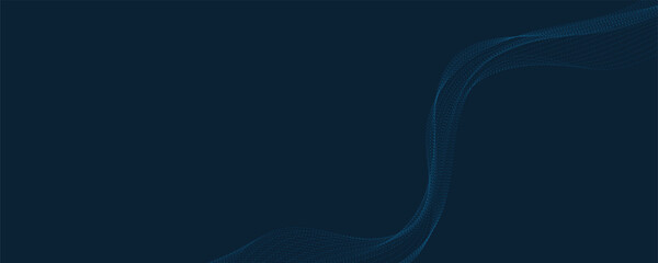 Blue background with waves. EPS10	