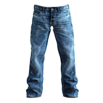 recommend clip art: A pair of blue denim jeans with a stylish faded design, perfect for casual wear and versatile fashion outfits.