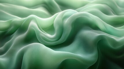 Obraz premium Soft Green Gradient Background with Ample Copy Space for Design Projects