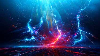 Obraz premium 雷、稲妻