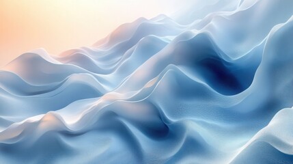 Obraz premium Soft Grey to Blue Gradient Background with Large Copy for Modern Design Projects