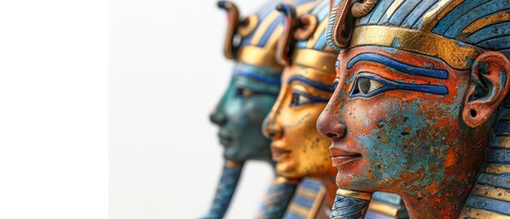 Fototapeta premium Ancient Egyptian Artifacts and Treasures Displayed