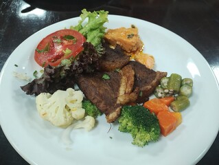 na hora do almoço
