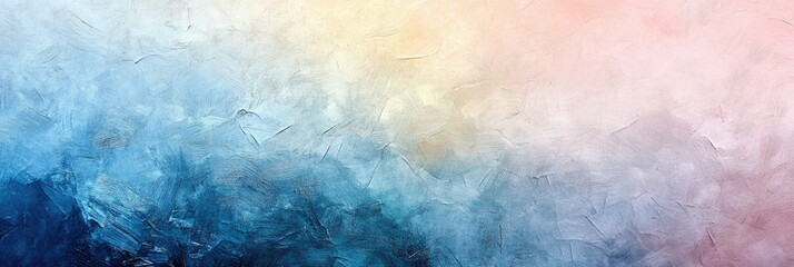 Fototapeta premium Soft, blended brush texture with delicate color transitions in pastel tones