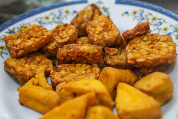 The delicious of traditional indonesian food in Purwokerto City, Central Java, Indonesia. It was taken on September 27, 2024 by a professional. It's a nice food with Indonesian culture