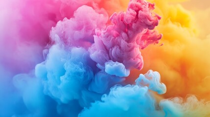 Fototapeta premium Vibrant Explosion of Color in the Sky