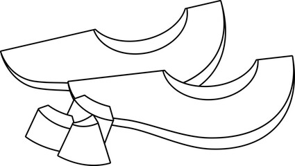 Avocado slice outline vector
Fresh avocado slices outline vector isolated.