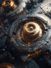 Clock Building Close Up