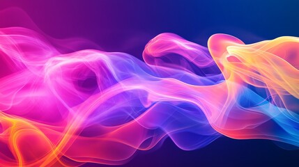 Obraz premium Mesmerizing Waves of Color: A Visual Symphony