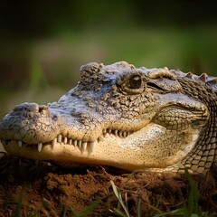 Obraz premium alligator in the everglades
