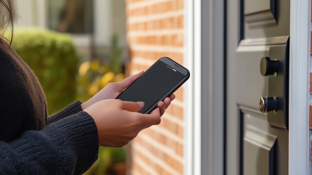 Smartphone-Based Remote Front Door Unlocking with Modern Smart Lock Technology