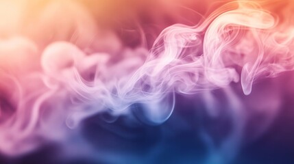 Fototapeta premium Captivating Smoke Swirls in Vibrant Colors