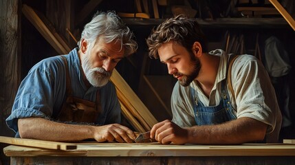 Learning Carpentry Skills from a Seasoned Craftsman