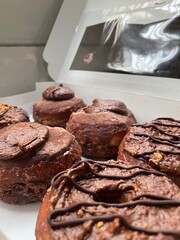 Delicious Rich Fudge Donuts
