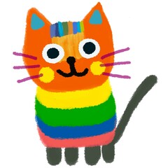 Painting cat