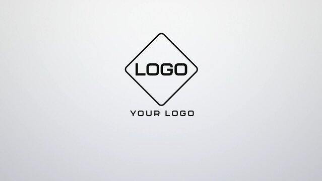 Modern Bright Cinematic Zoom Out Logo Reveal