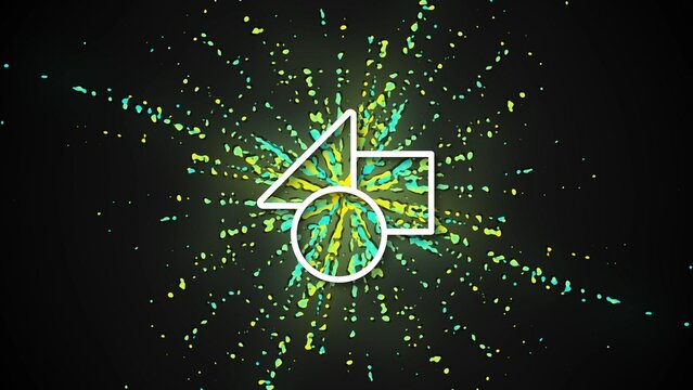 Futuristic Sci-Fi Matrix Cyber Explosion Logo Reveal