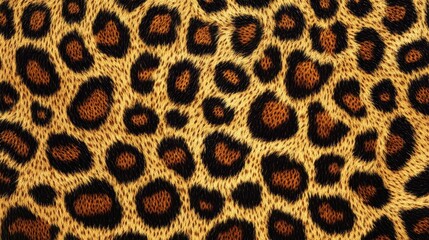 Close-up of a leopard’s spotted fur, highlighting its distinctive pattern